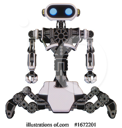 Royalty-Free (RF) Robot Clipart Illustration by Leo Blanchette - Stock Sample #1672201