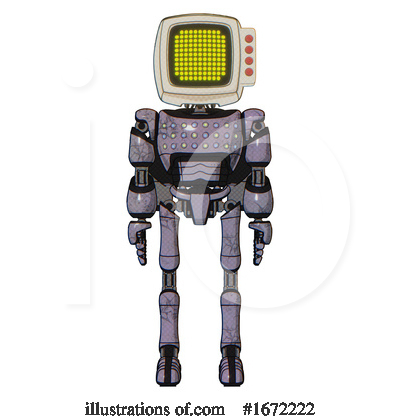 Royalty-Free (RF) Robot Clipart Illustration by Leo Blanchette - Stock Sample #1672222