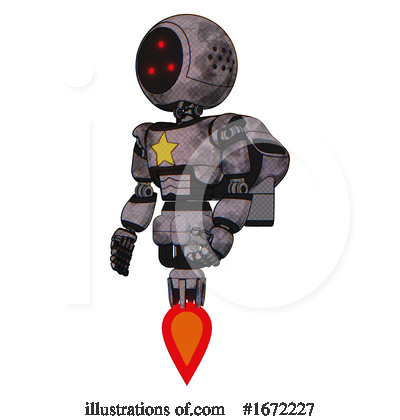 Royalty-Free (RF) Robot Clipart Illustration by Leo Blanchette - Stock Sample #1672227