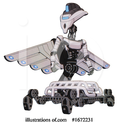 Royalty-Free (RF) Robot Clipart Illustration by Leo Blanchette - Stock Sample #1672231