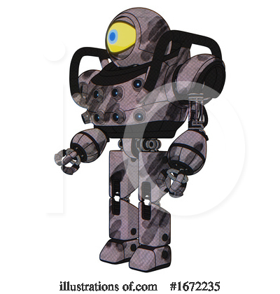 Royalty-Free (RF) Robot Clipart Illustration by Leo Blanchette - Stock Sample #1672235