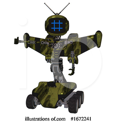 Royalty-Free (RF) Robot Clipart Illustration by Leo Blanchette - Stock Sample #1672241
