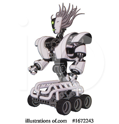 Royalty-Free (RF) Robot Clipart Illustration by Leo Blanchette - Stock Sample #1672243