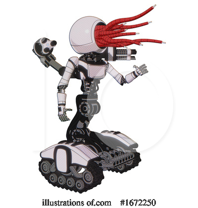 Royalty-Free (RF) Robot Clipart Illustration by Leo Blanchette - Stock Sample #1672250