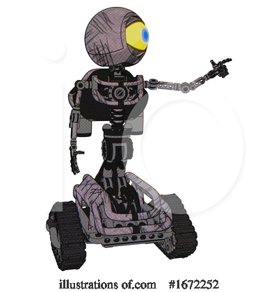 Royalty-Free (RF) Robot Clipart Illustration by Leo Blanchette - Stock Sample #1672252