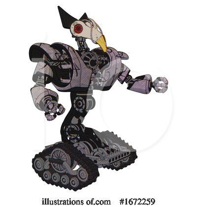 Royalty-Free (RF) Robot Clipart Illustration by Leo Blanchette - Stock Sample #1672259