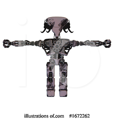 Royalty-Free (RF) Robot Clipart Illustration by Leo Blanchette - Stock Sample #1672262