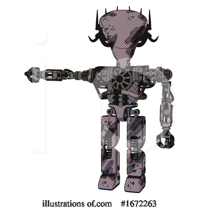 Royalty-Free (RF) Robot Clipart Illustration by Leo Blanchette - Stock Sample #1672263