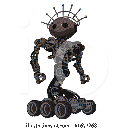 Royalty-Free (RF) Robot Clipart Illustration by Leo Blanchette - Stock Sample #1672268