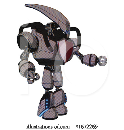 Royalty-Free (RF) Robot Clipart Illustration by Leo Blanchette - Stock Sample #1672269