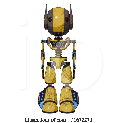 Royalty-Free (RF) Robot Clipart Illustration by Leo Blanchette - Stock Sample #1672270