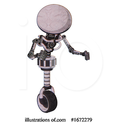 Royalty-Free (RF) Robot Clipart Illustration by Leo Blanchette - Stock Sample #1672279