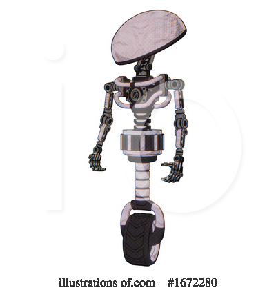 Royalty-Free (RF) Robot Clipart Illustration by Leo Blanchette - Stock Sample #1672280
