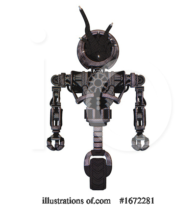 Royalty-Free (RF) Robot Clipart Illustration by Leo Blanchette - Stock Sample #1672281