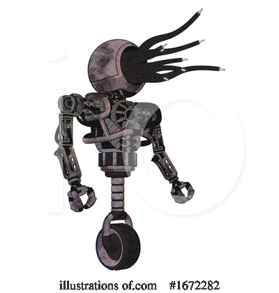 Royalty-Free (RF) Robot Clipart Illustration by Leo Blanchette - Stock Sample #1672282