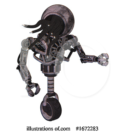 Royalty-Free (RF) Robot Clipart Illustration by Leo Blanchette - Stock Sample #1672283