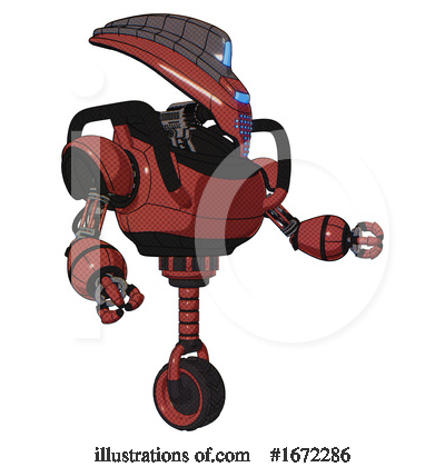 Royalty-Free (RF) Robot Clipart Illustration by Leo Blanchette - Stock Sample #1672286