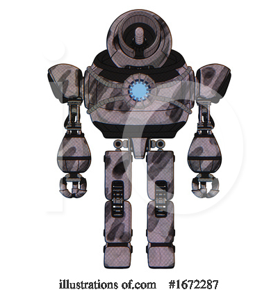 Royalty-Free (RF) Robot Clipart Illustration by Leo Blanchette - Stock Sample #1672287