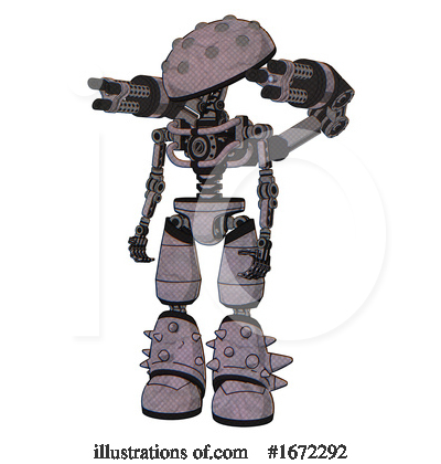 Royalty-Free (RF) Robot Clipart Illustration by Leo Blanchette - Stock Sample #1672292
