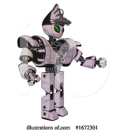 Royalty-Free (RF) Robot Clipart Illustration by Leo Blanchette - Stock Sample #1672301