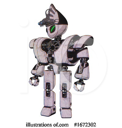 Royalty-Free (RF) Robot Clipart Illustration by Leo Blanchette - Stock Sample #1672302