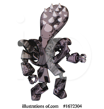 Royalty-Free (RF) Robot Clipart Illustration by Leo Blanchette - Stock Sample #1672304