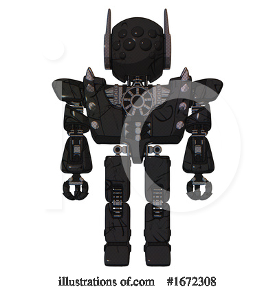 Royalty-Free (RF) Robot Clipart Illustration by Leo Blanchette - Stock Sample #1672308