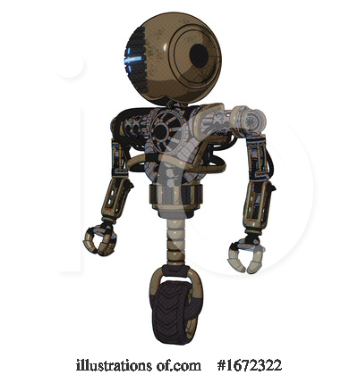 Royalty-Free (RF) Robot Clipart Illustration by Leo Blanchette - Stock Sample #1672322