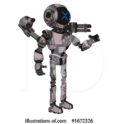 Royalty-Free (RF) Robot Clipart Illustration by Leo Blanchette - Stock Sample #1672326