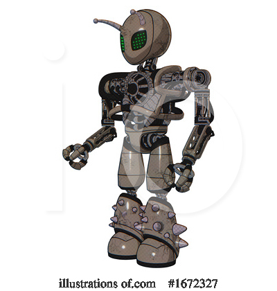 Royalty-Free (RF) Robot Clipart Illustration by Leo Blanchette - Stock Sample #1672327