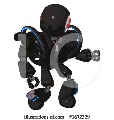 Royalty-Free (RF) Robot Clipart Illustration by Leo Blanchette - Stock Sample #1672329
