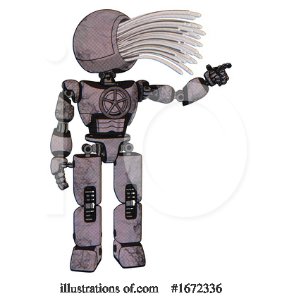 Royalty-Free (RF) Robot Clipart Illustration by Leo Blanchette - Stock Sample #1672336