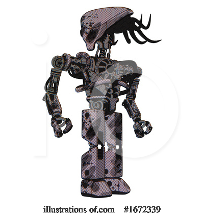 Royalty-Free (RF) Robot Clipart Illustration by Leo Blanchette - Stock Sample #1672339