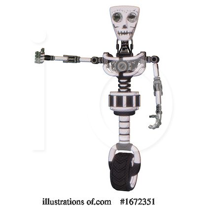 Royalty-Free (RF) Robot Clipart Illustration by Leo Blanchette - Stock Sample #1672351