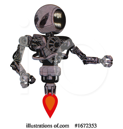 Royalty-Free (RF) Robot Clipart Illustration by Leo Blanchette - Stock Sample #1672353