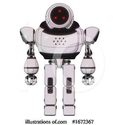 Royalty-Free (RF) Robot Clipart Illustration by Leo Blanchette - Stock Sample #1672367
