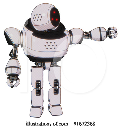 Royalty-Free (RF) Robot Clipart Illustration by Leo Blanchette - Stock Sample #1672368