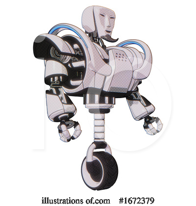 Royalty-Free (RF) Robot Clipart Illustration by Leo Blanchette - Stock Sample #1672379