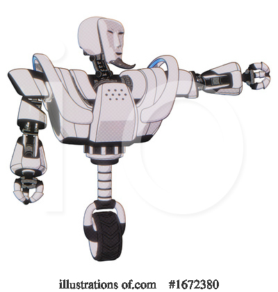 Royalty-Free (RF) Robot Clipart Illustration by Leo Blanchette - Stock Sample #1672380