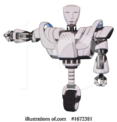 Royalty-Free (RF) Robot Clipart Illustration by Leo Blanchette - Stock Sample #1672381