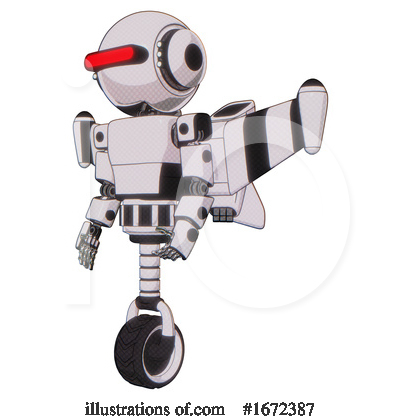 Royalty-Free (RF) Robot Clipart Illustration by Leo Blanchette - Stock Sample #1672387