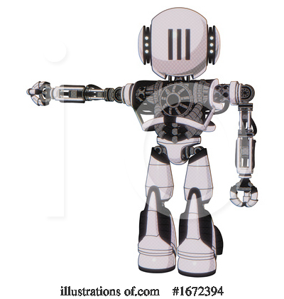 Royalty-Free (RF) Robot Clipart Illustration by Leo Blanchette - Stock Sample #1672394