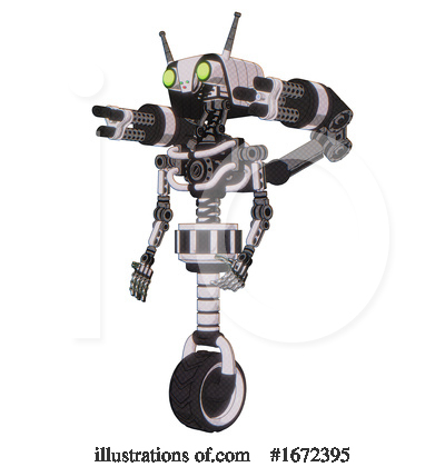 Royalty-Free (RF) Robot Clipart Illustration by Leo Blanchette - Stock Sample #1672395
