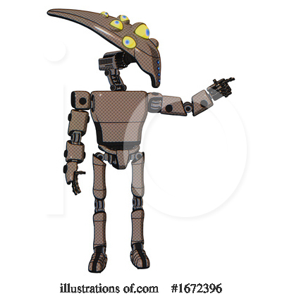 Royalty-Free (RF) Robot Clipart Illustration by Leo Blanchette - Stock Sample #1672396