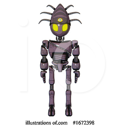Royalty-Free (RF) Robot Clipart Illustration by Leo Blanchette - Stock Sample #1672398