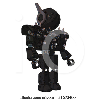 Royalty-Free (RF) Robot Clipart Illustration by Leo Blanchette - Stock Sample #1672400
