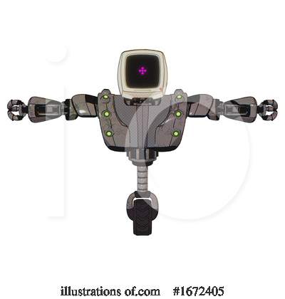 Royalty-Free (RF) Robot Clipart Illustration by Leo Blanchette - Stock Sample #1672405