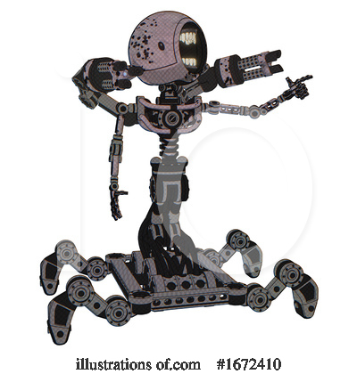 Royalty-Free (RF) Robot Clipart Illustration by Leo Blanchette - Stock Sample #1672410