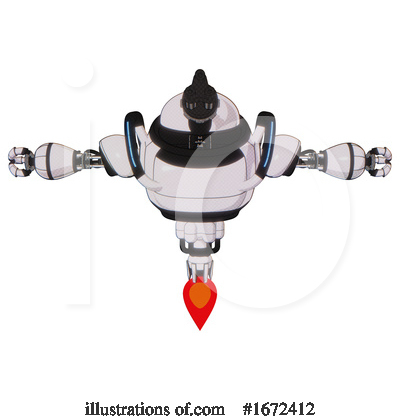 Royalty-Free (RF) Robot Clipart Illustration by Leo Blanchette - Stock Sample #1672412