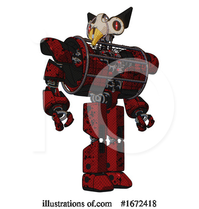 Royalty-Free (RF) Robot Clipart Illustration by Leo Blanchette - Stock Sample #1672418
